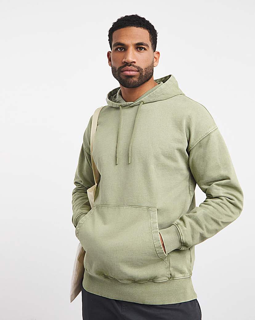 GARMENT DYED OVERHEAD HOOD RELAXED FIT