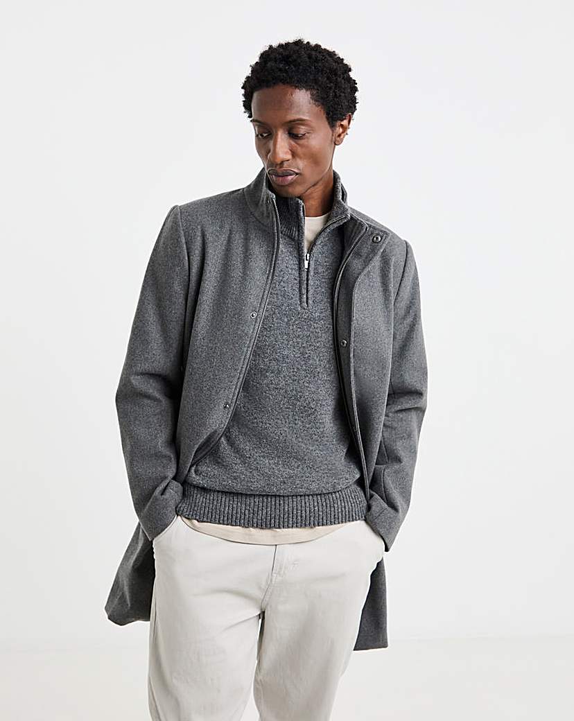 New In - Funnel Neck Coat