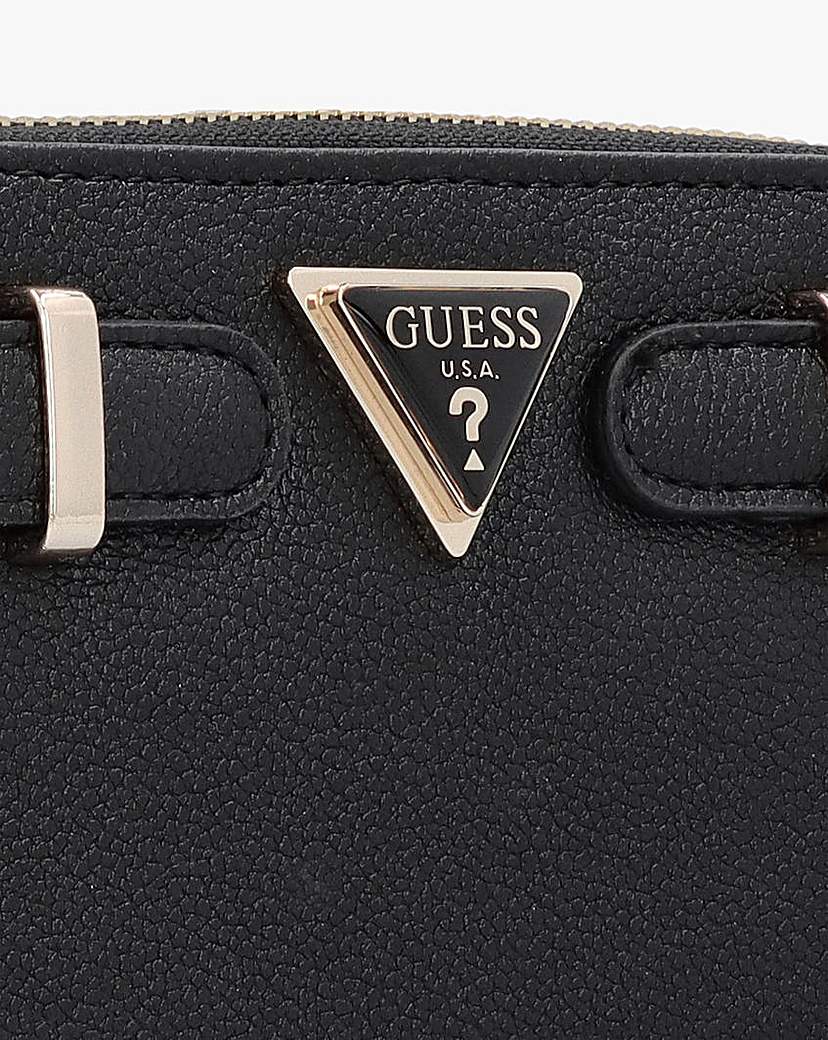 Guess Ali Black Zip Around Wallet