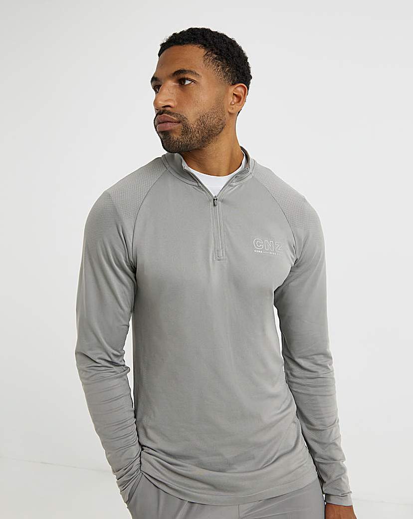 Jack Jones Sport CNZ Sweatshirt Grey Flannel …