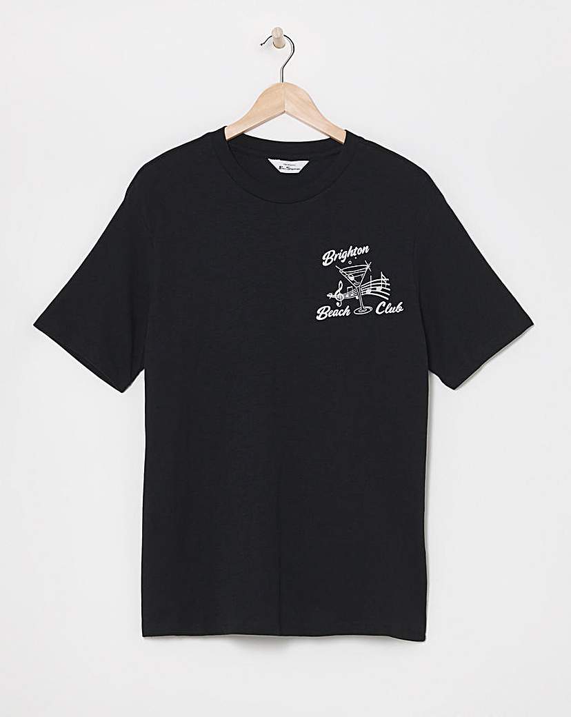 Ben Sherman Beach Club Back Print Tee