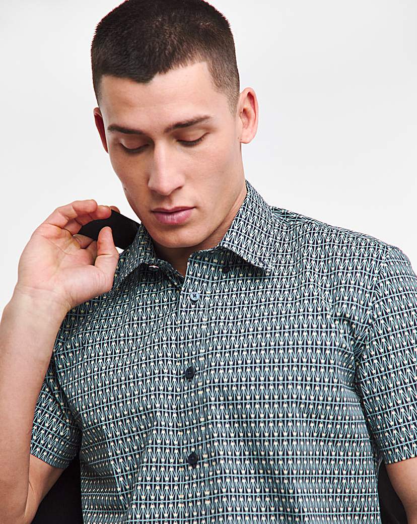 Ben Sherman Geo Spot Print Shirt