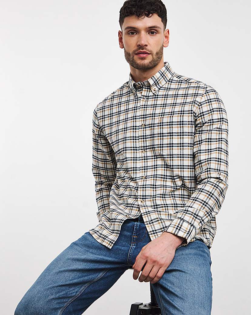 Ben Sherman Cotton Oxford Check Shirt