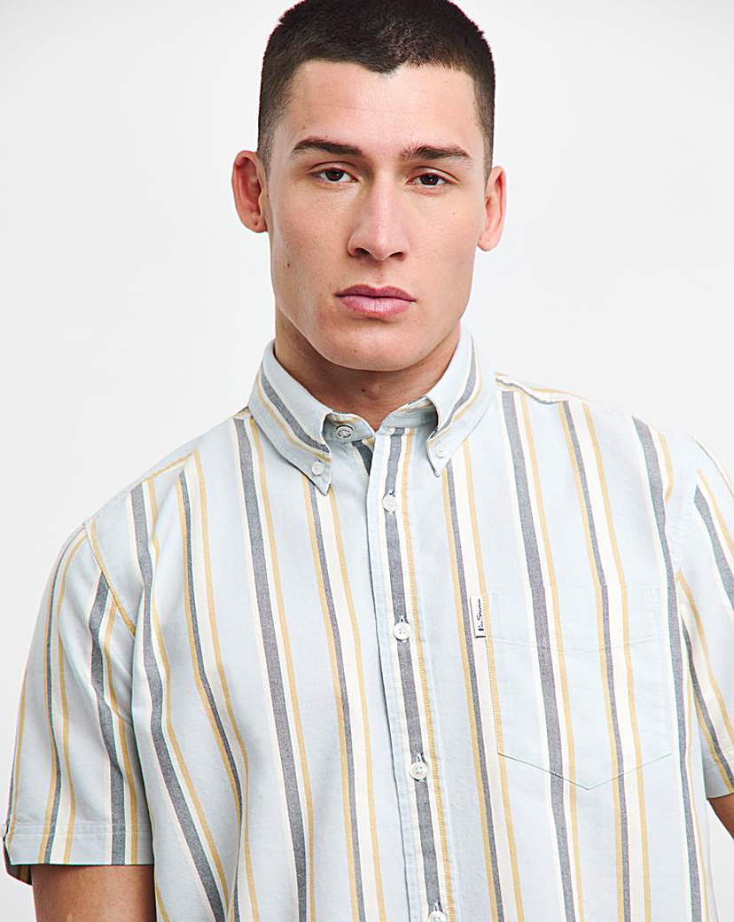 Ben Sherman Block Stripe Oxford Shirt