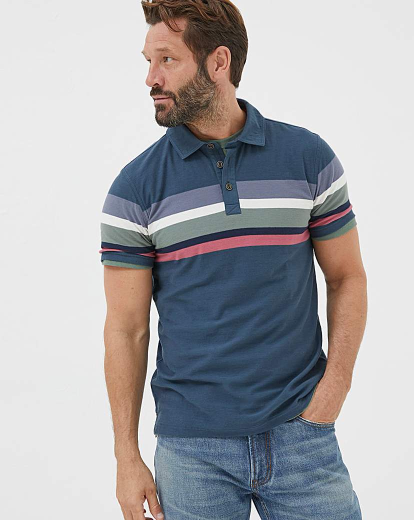 FatFace Perranporth Stripe Polo