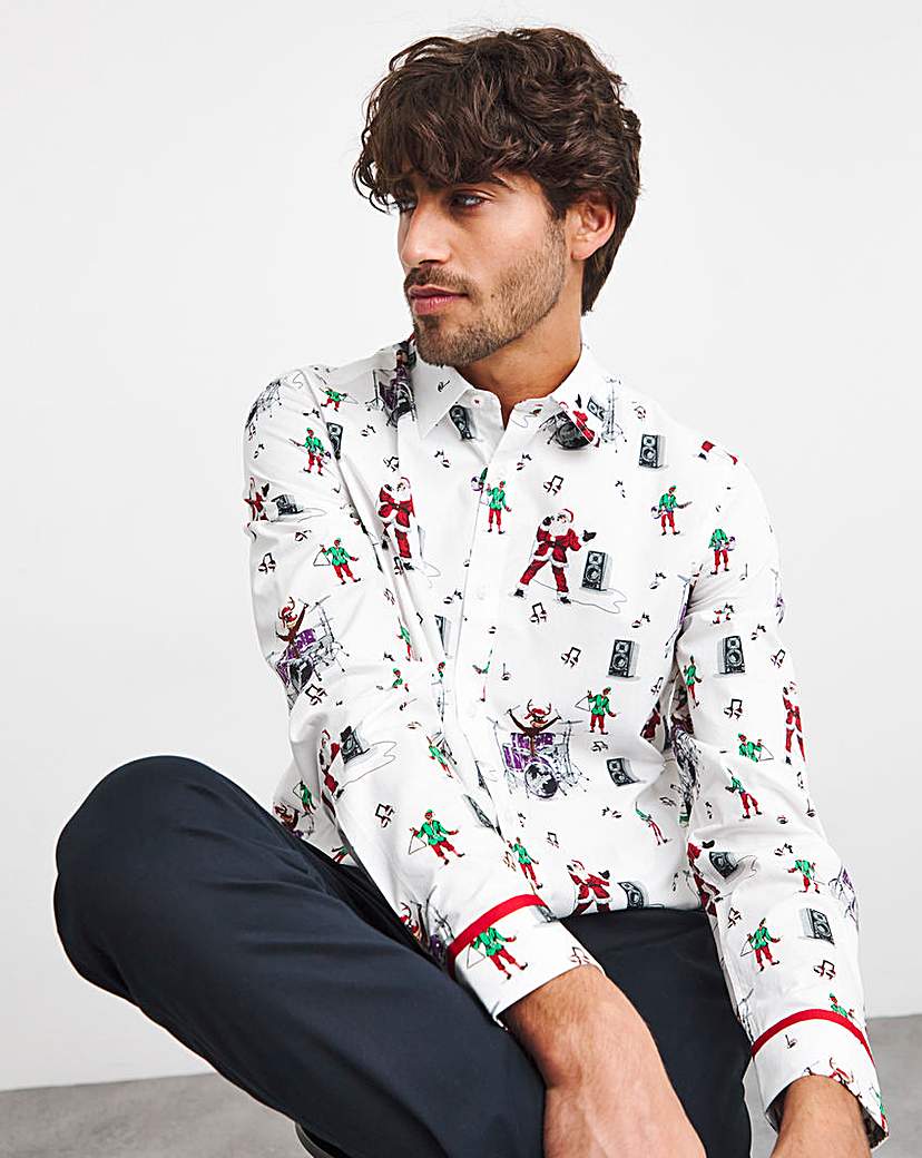 Joe Browns Merry Rockmas Shirt Long