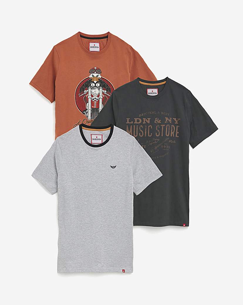 Joe Browns 3 Pack T-Shirts