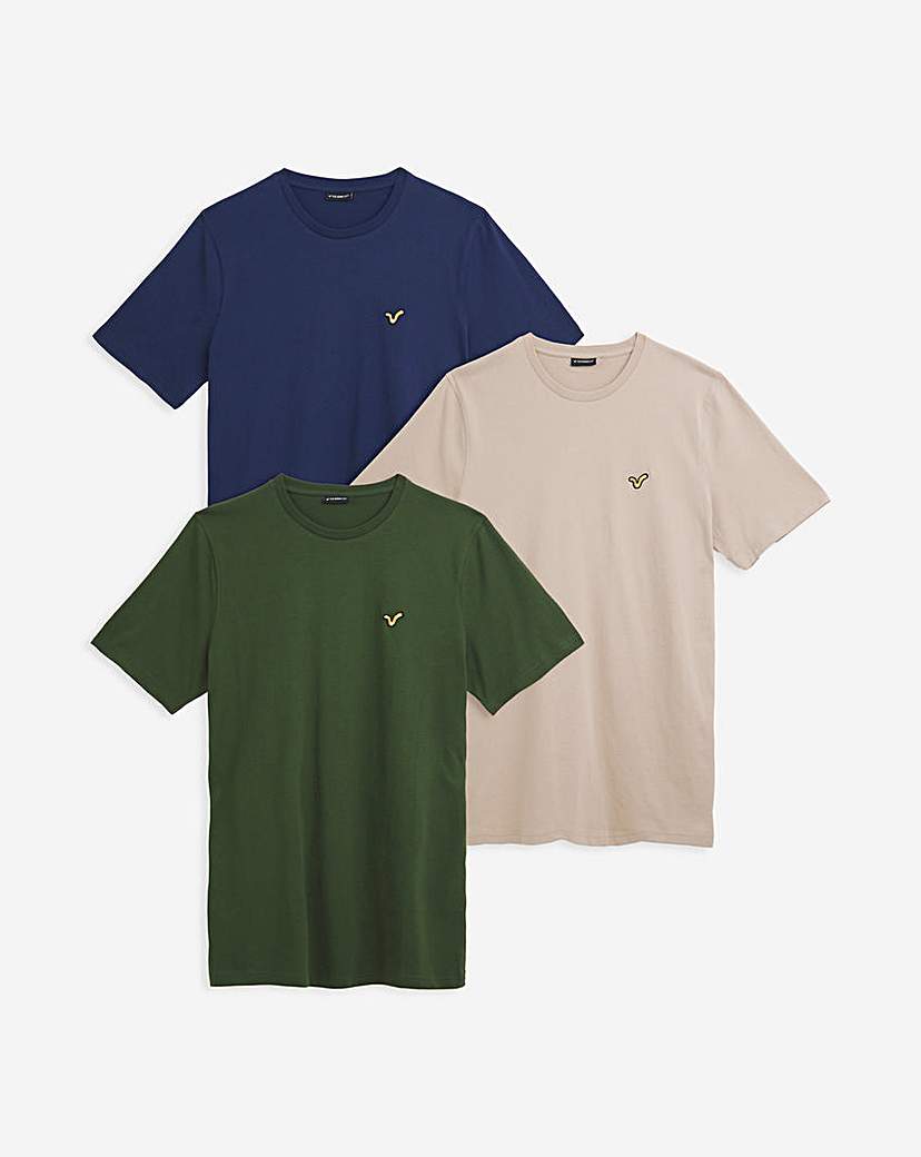 Voi Storm 3 Pack T-Shirt Long Length