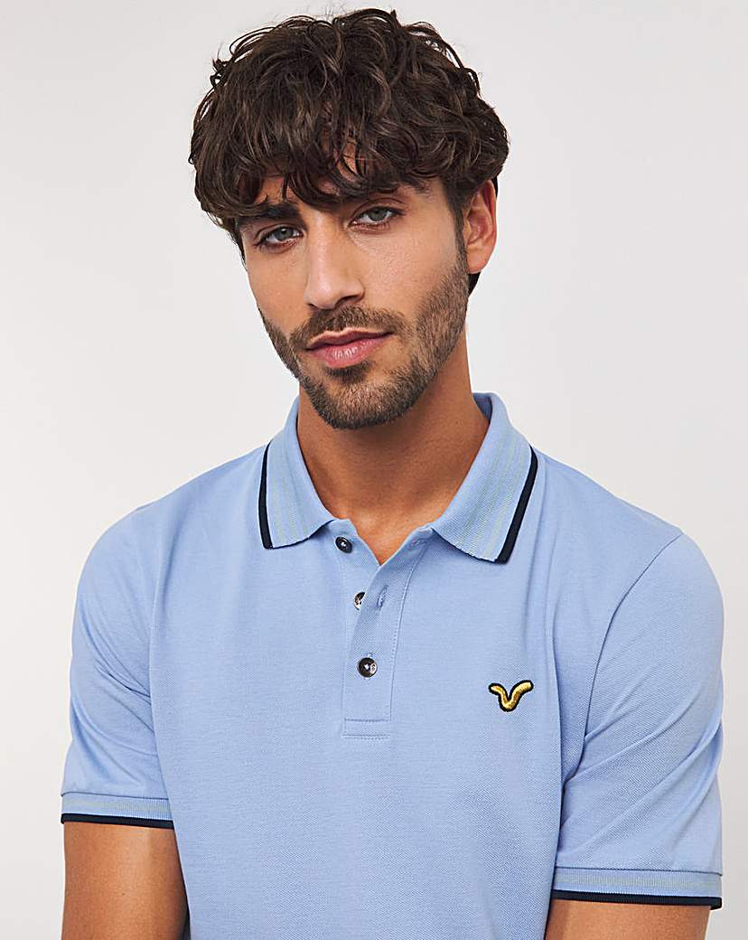 VOI COLLAR TIPPED POLO LONG LENGTH