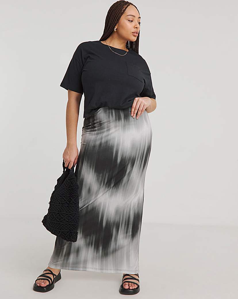 Tube Jersey Maxi Skirt