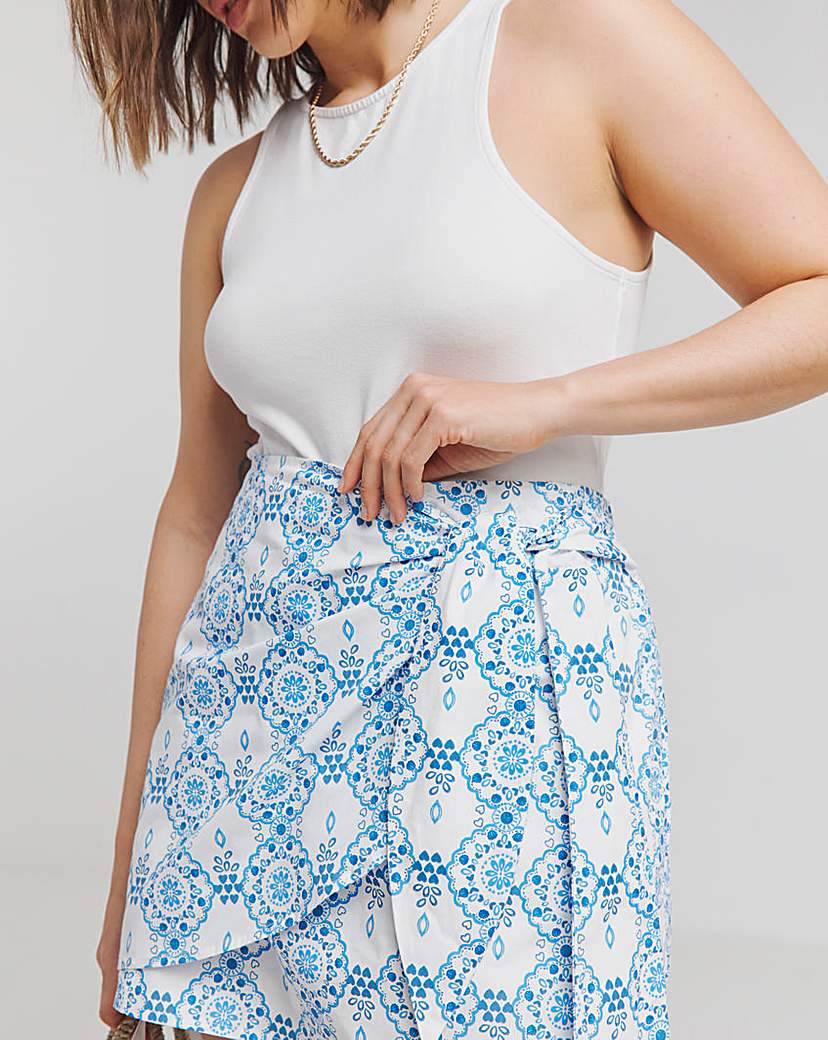 Tie Wrap Skort
