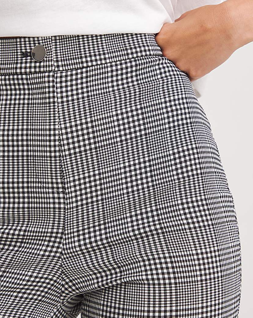 High Waisted Skinny Trousers in Stretch