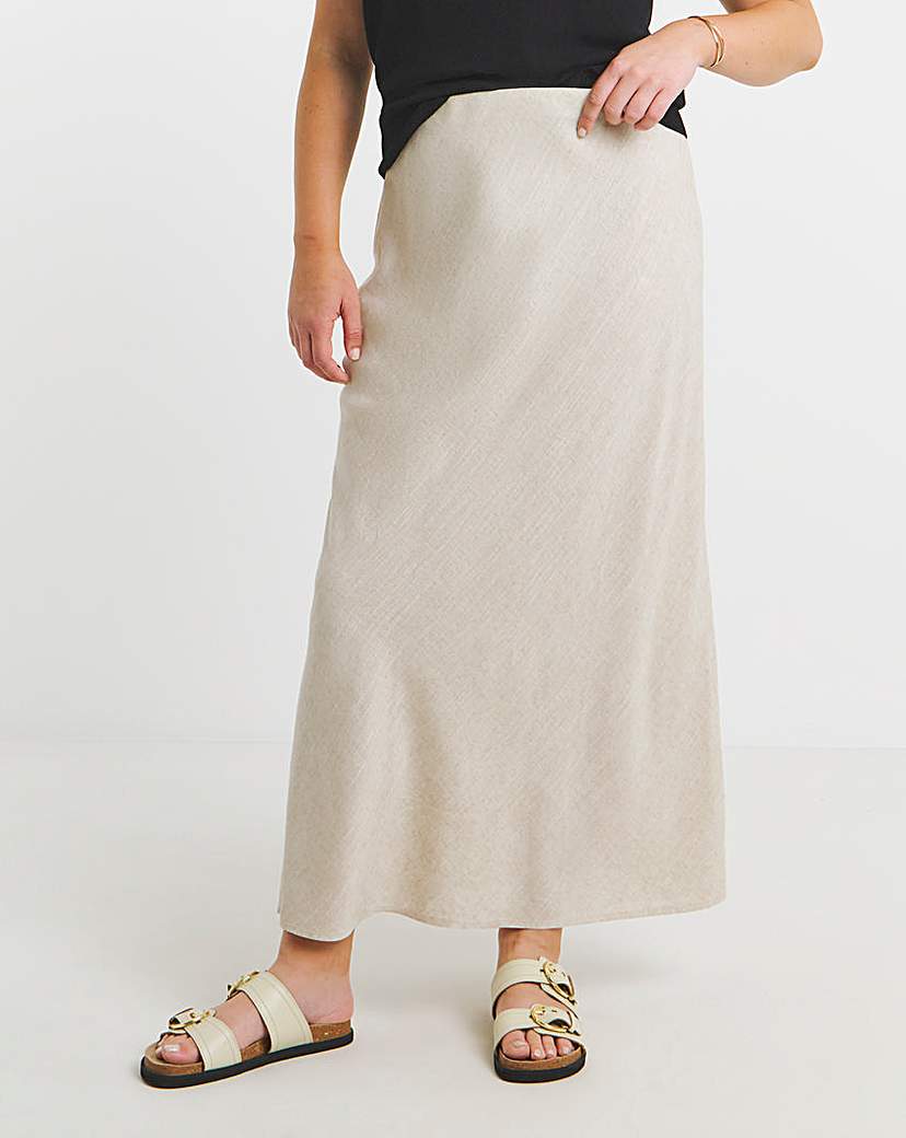 Linen Maxi Skirt