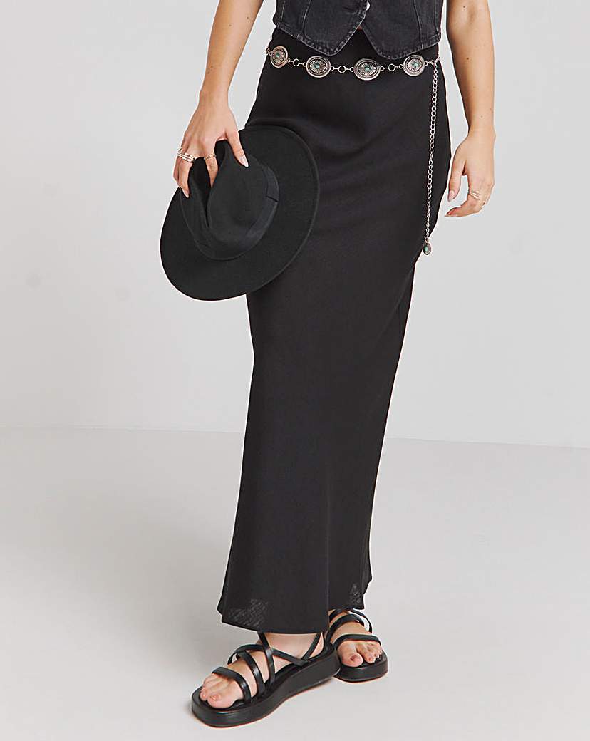 Linen Maxi Skirt