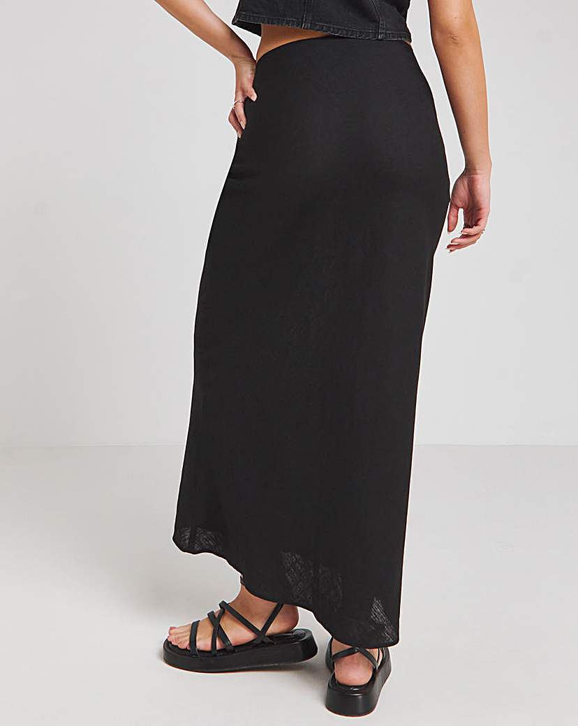 Linen Maxi Skirt