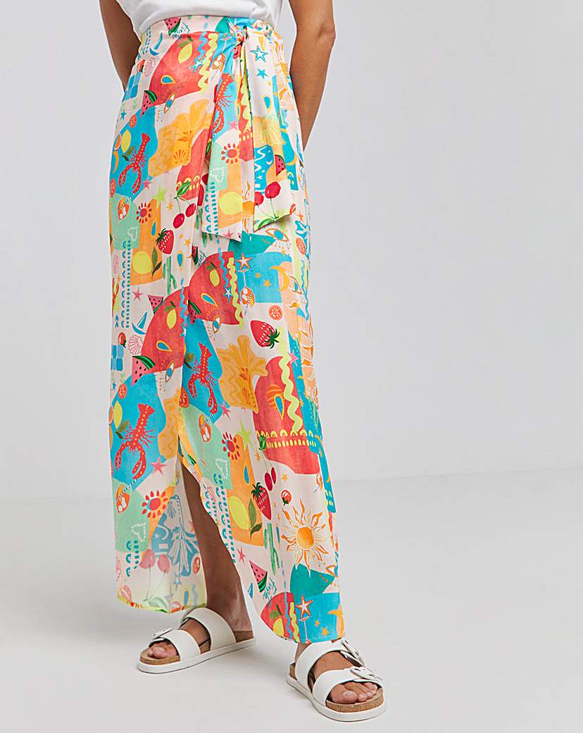 Wrap Midaxi Skirt