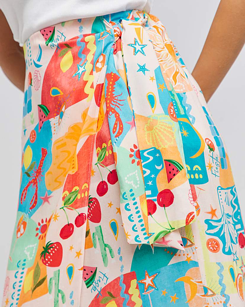 Wrap Midaxi Skirt