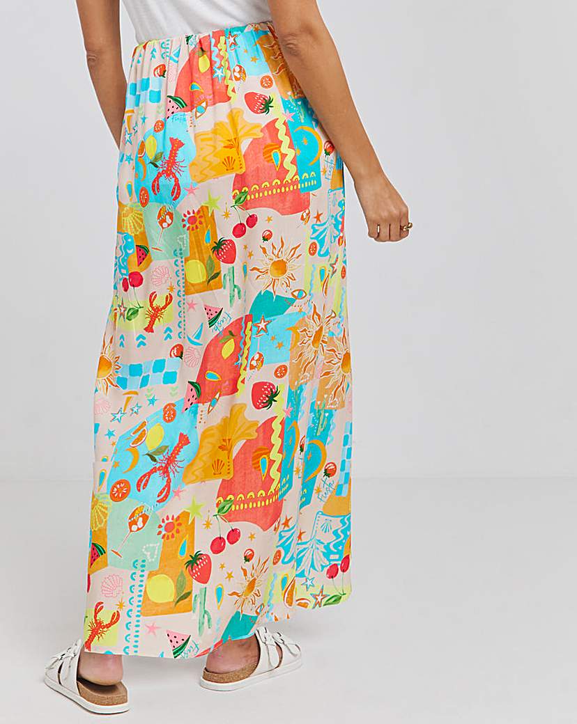 Wrap Midaxi Skirt