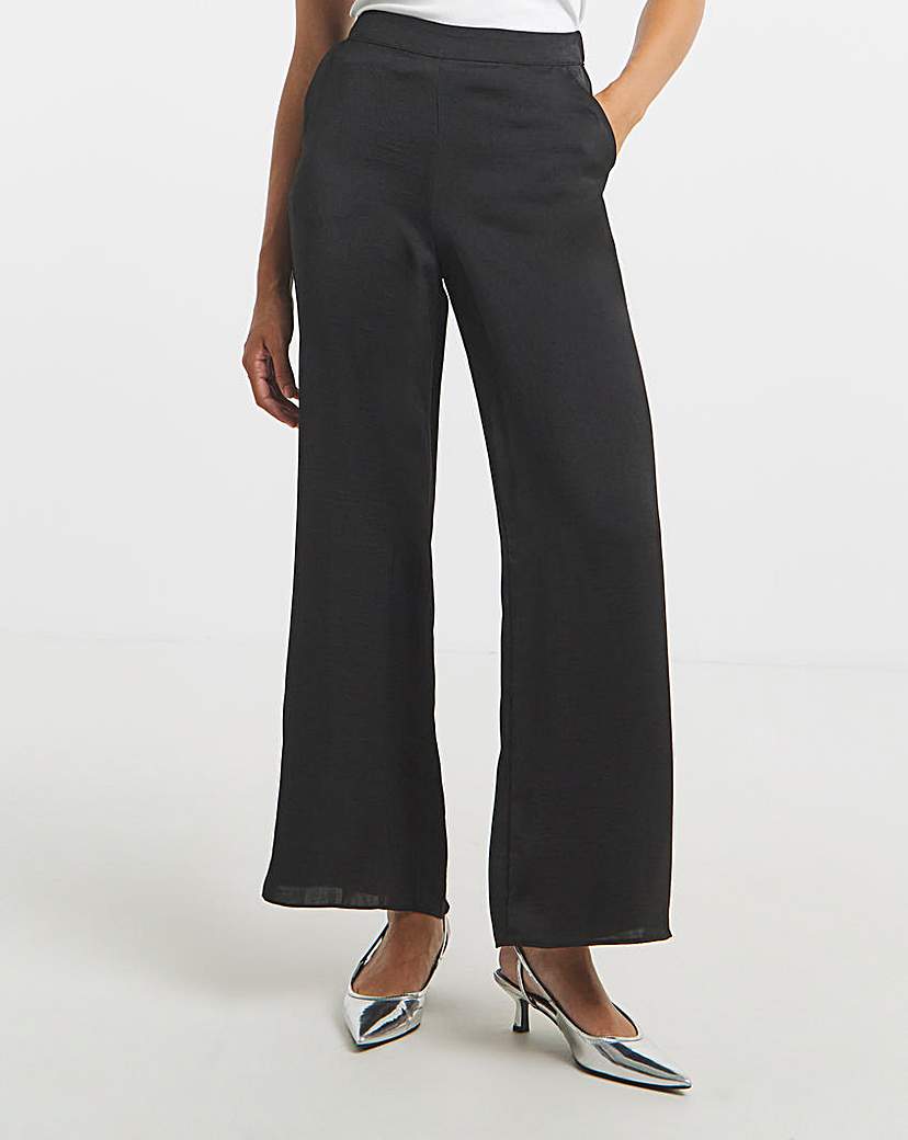 Satin Wide Leg Trousers