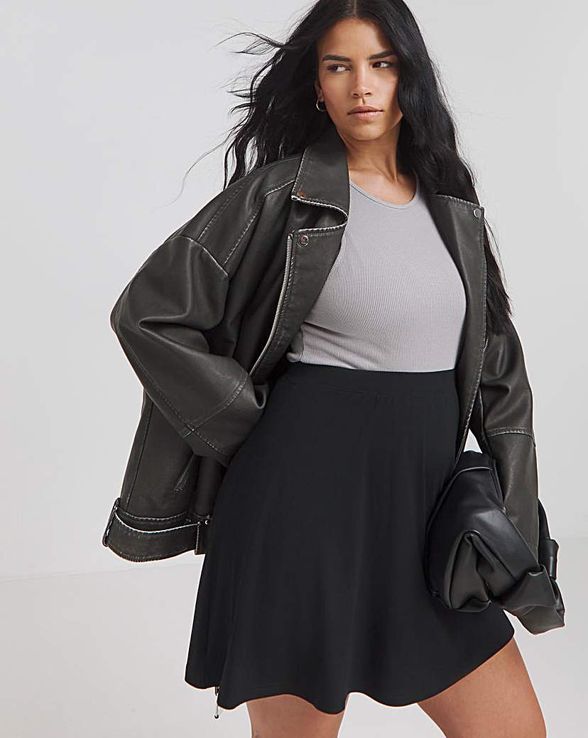 V/E Jersey Skater Skirt