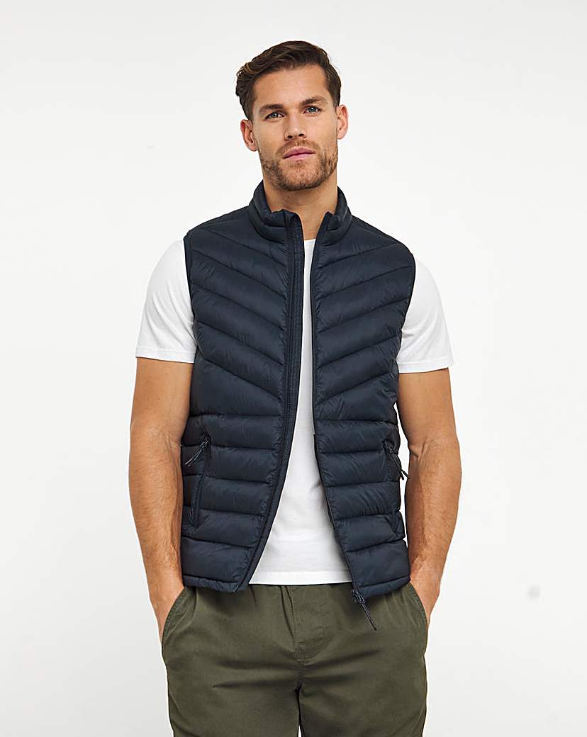 Navy Lightweight Padded Gilet