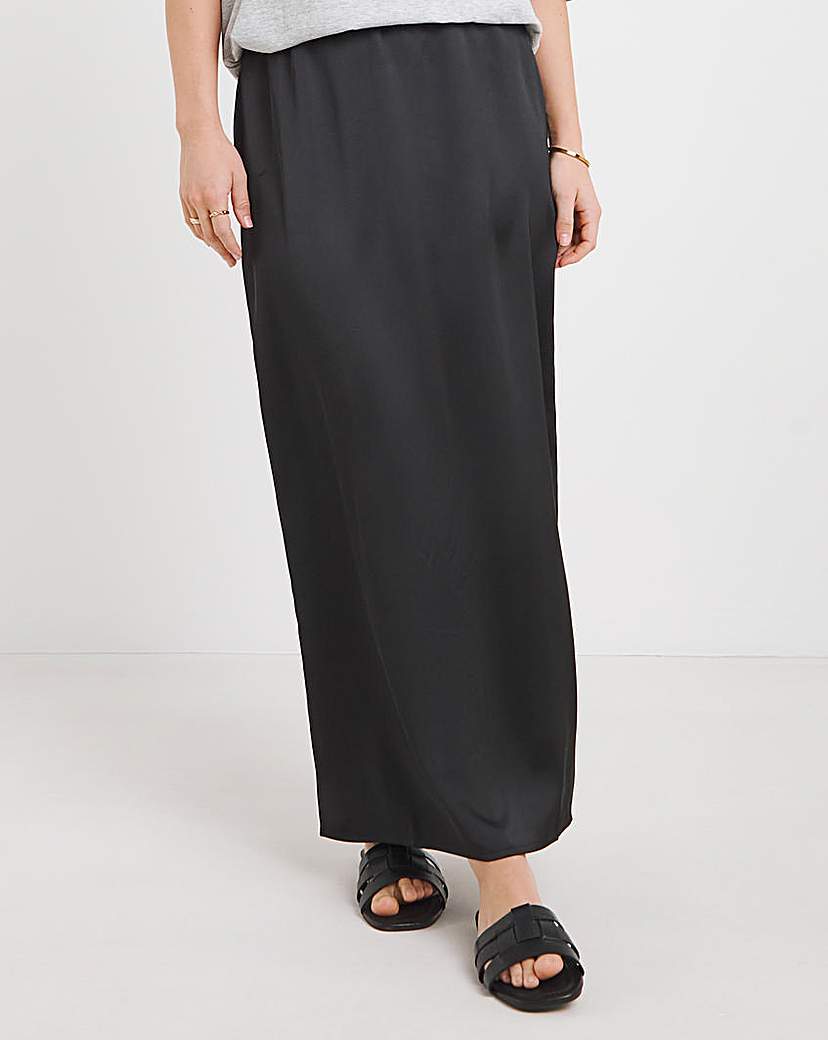 Satin Maxi Skirt