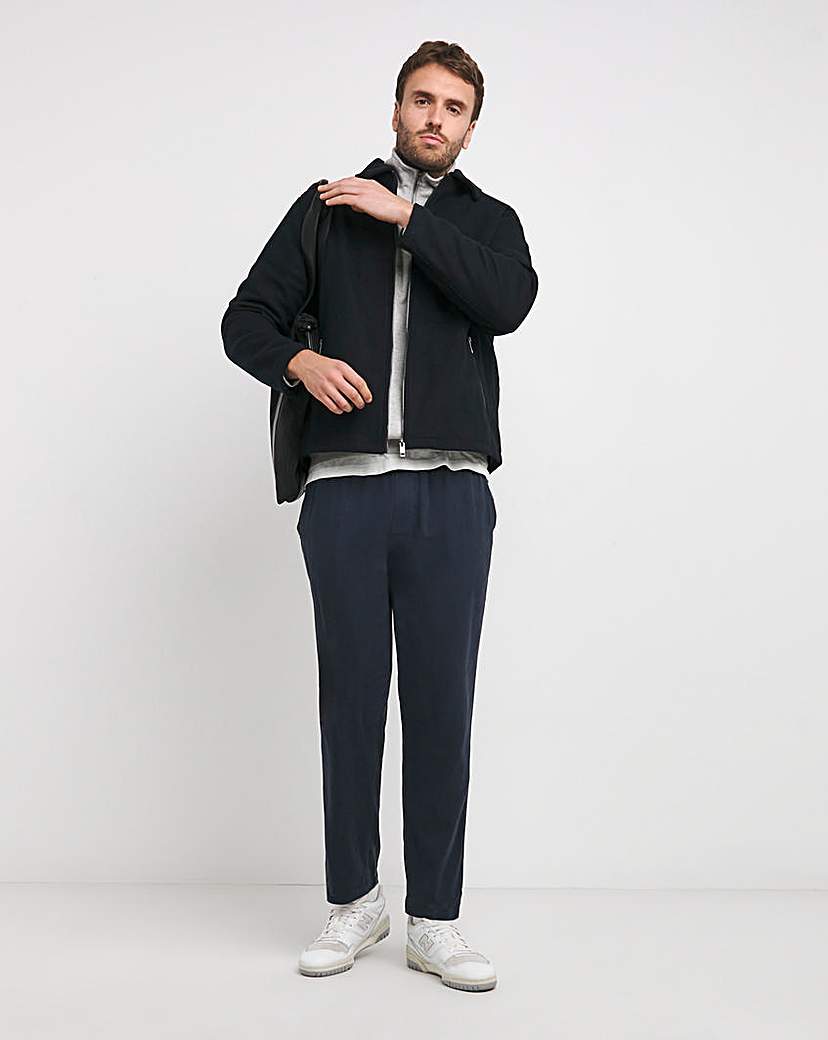 Wool Collar Zip Up Jacket