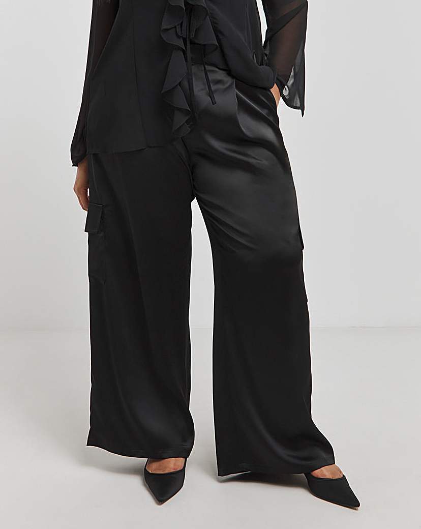 Satin Utility Trousers