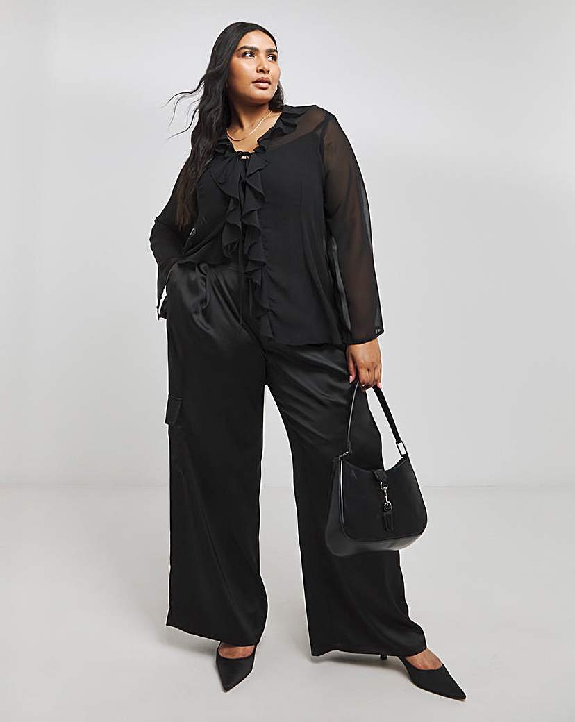 Satin Utility Trousers