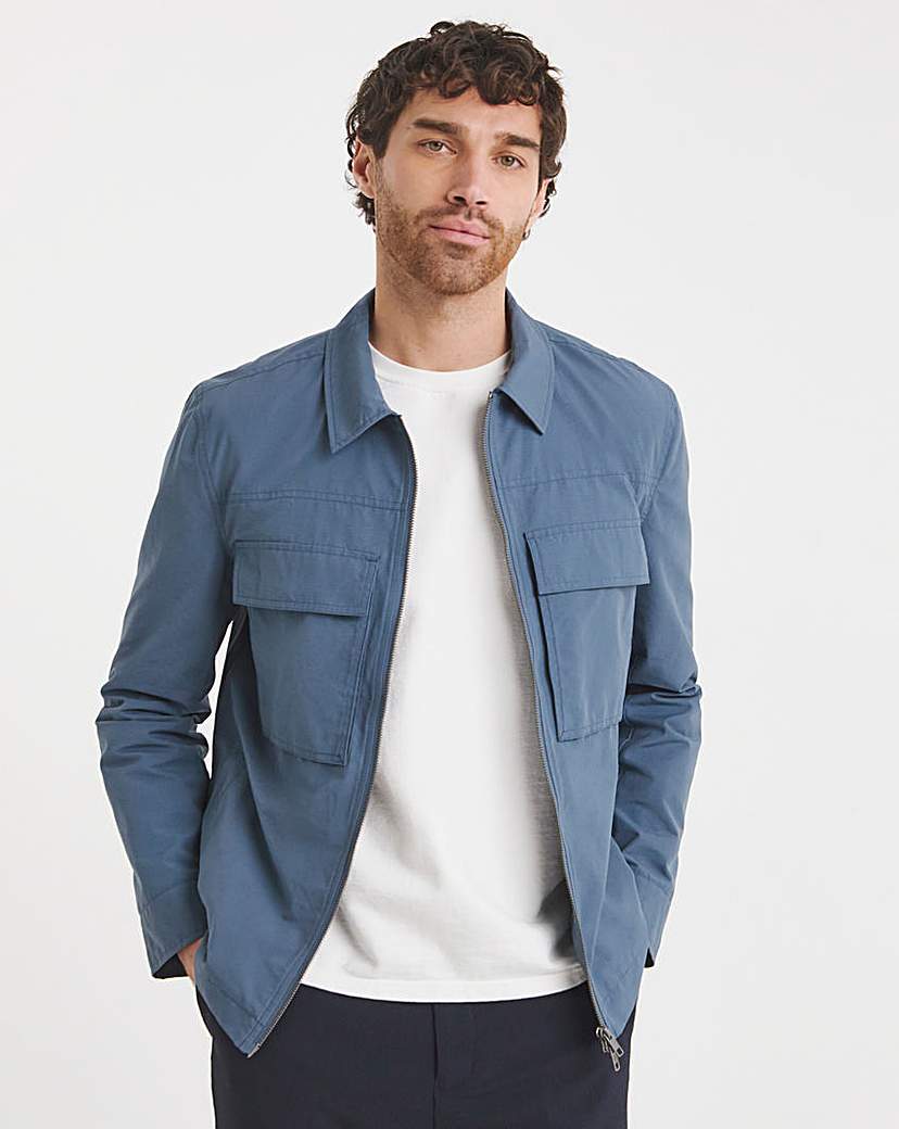 New In - Blue Ripstop Lightweight Jacket
