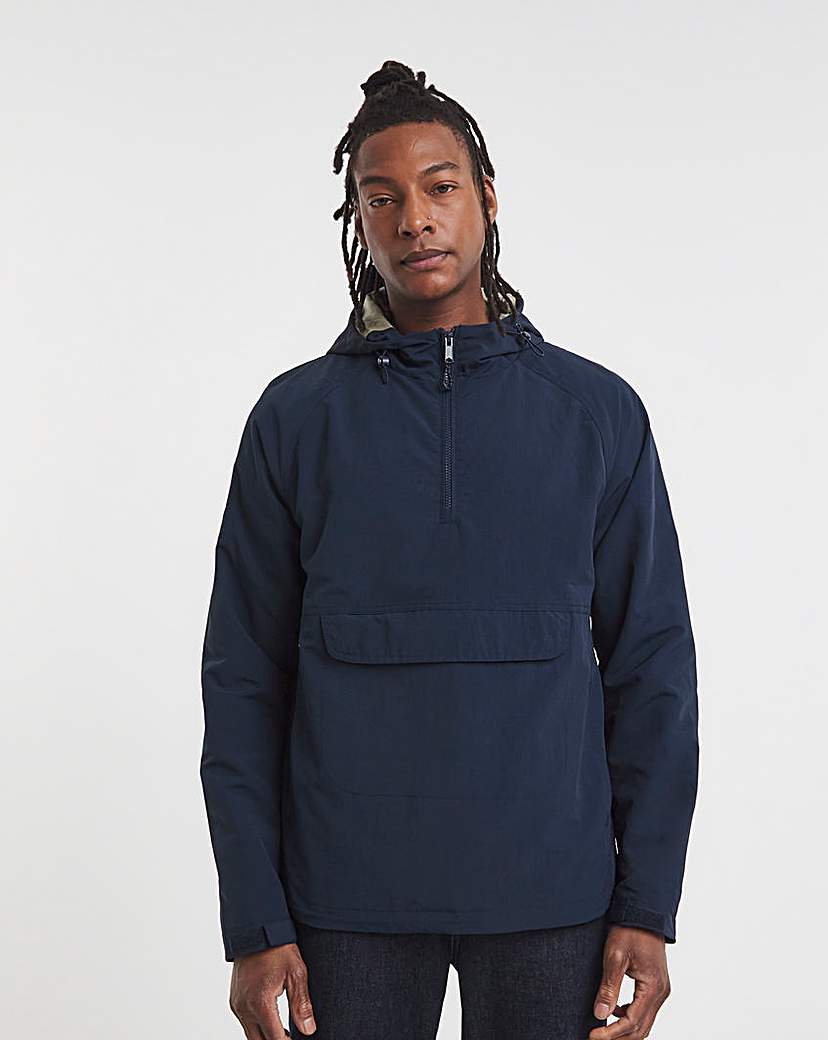 New In - Navy Overhead Zip Jacket