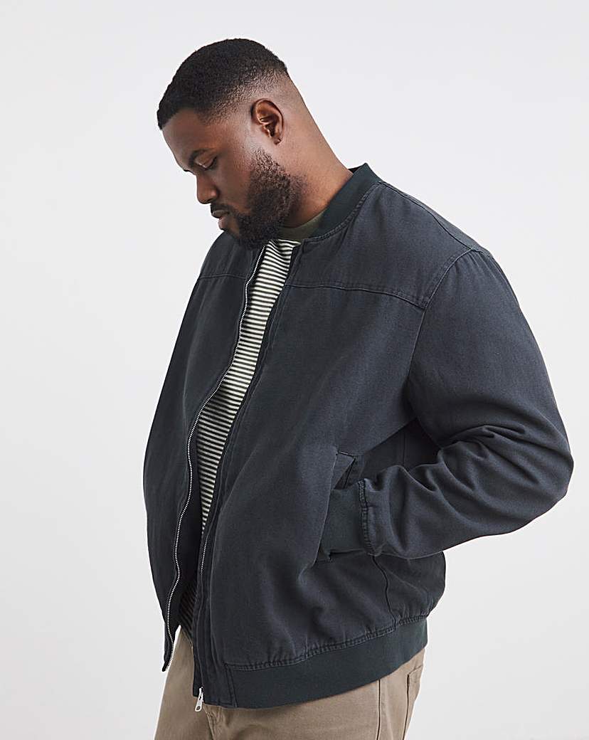 New In - Pigment Dyed Slouched Bomber