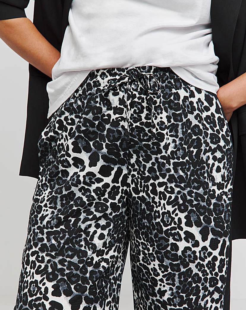Side Stripe Wide Leg Trousers