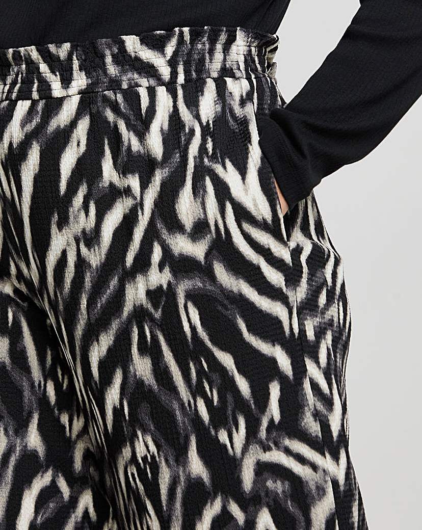 Waffle Wide Leg Trousers