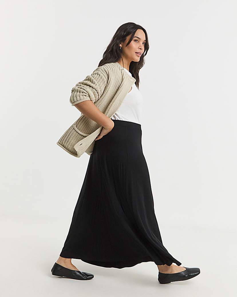 Full Jersey Midaxi Skirt