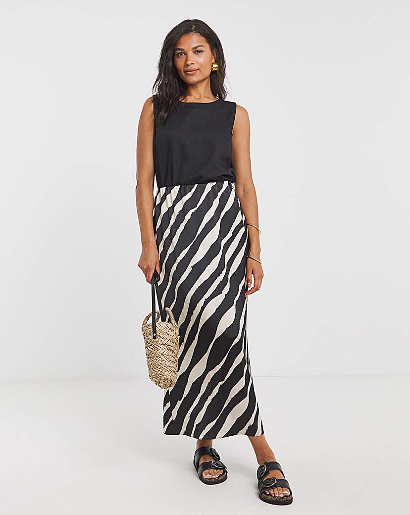 Satin Maxi Skirt