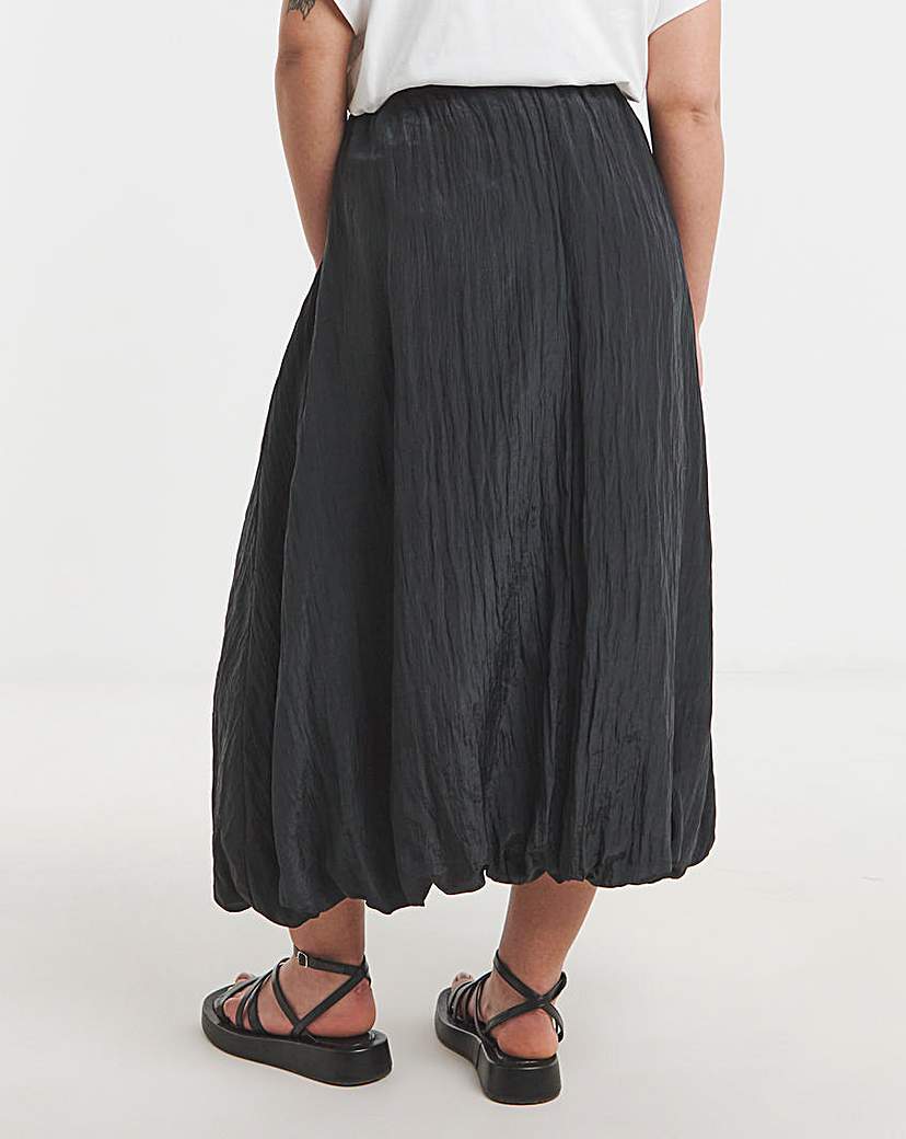 Bubble Hem Midaxi Skirt