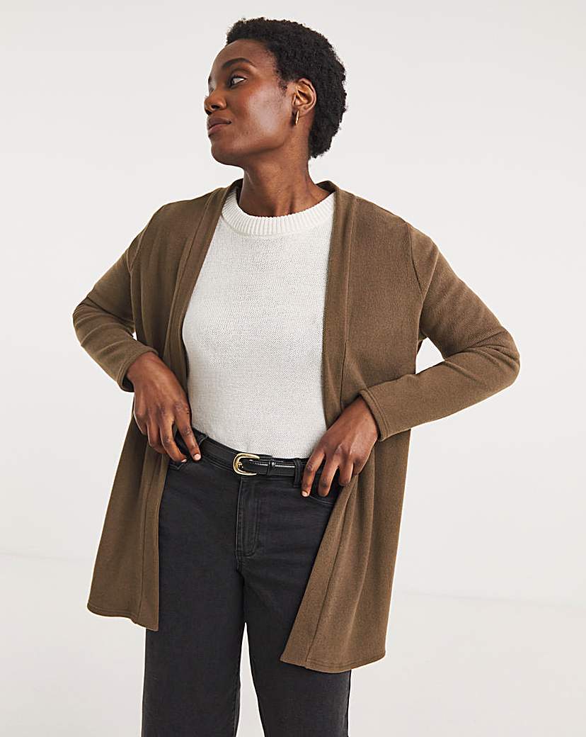 New In - Soft Touch Rib Cardigan