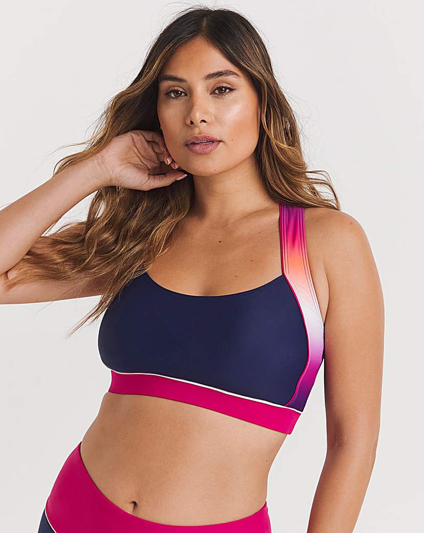 Sports Swim Crop Top