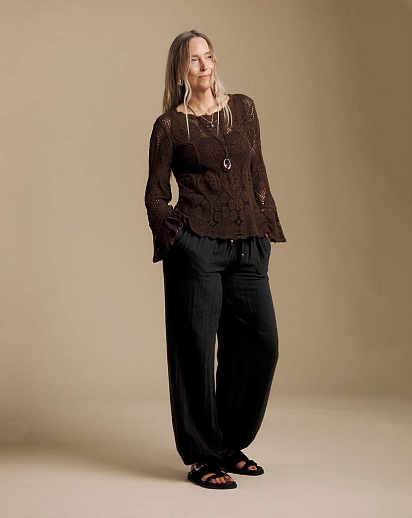 Julipa Crochet Knitted Top