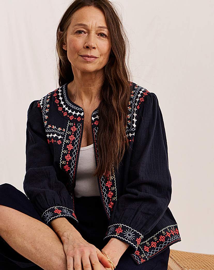 Julipa Petite Embroidered Jacket