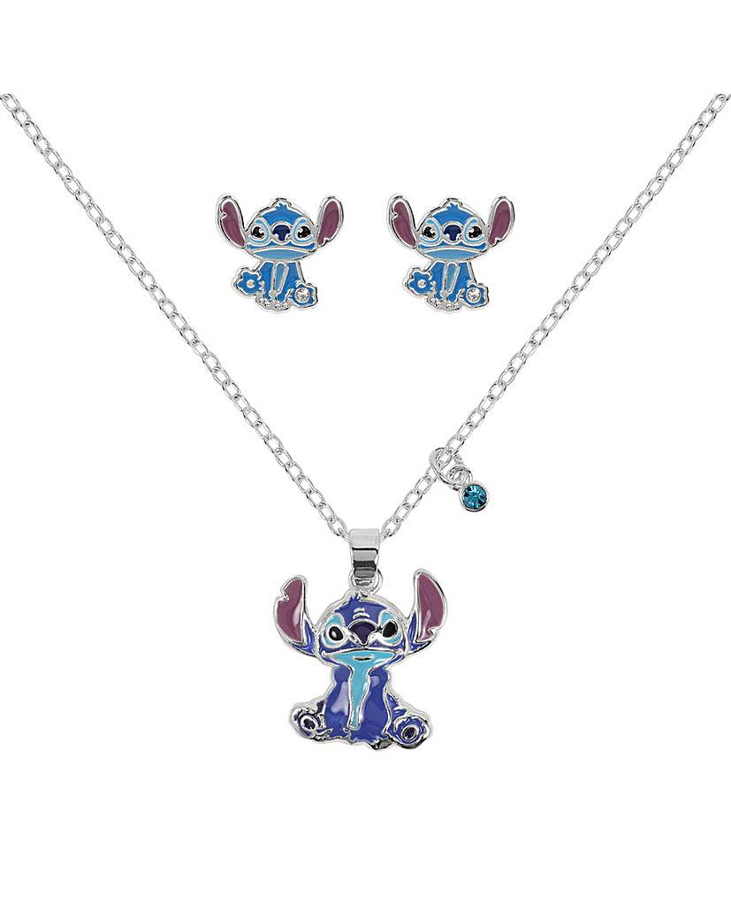New In - Stitch Earrings & Necklace Set