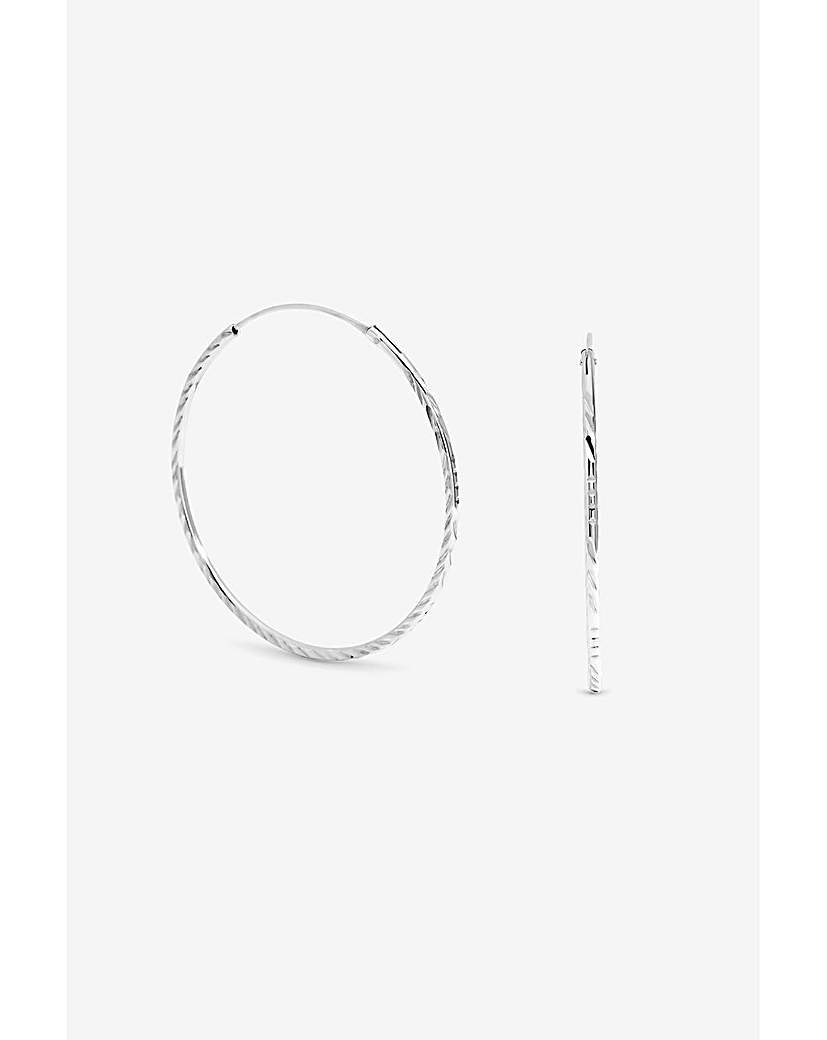 Sterling Silver 925 Sleeper Hoops
