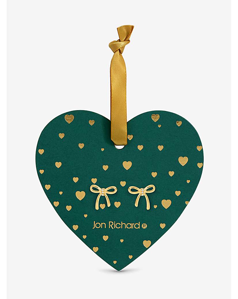 New In - 18K Gold Plated Bow Earrings