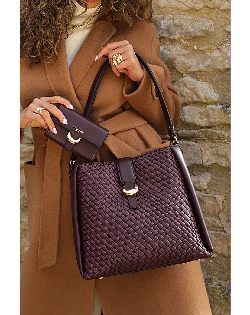New In - Luella Grey Flora Cherry Weave Hobo