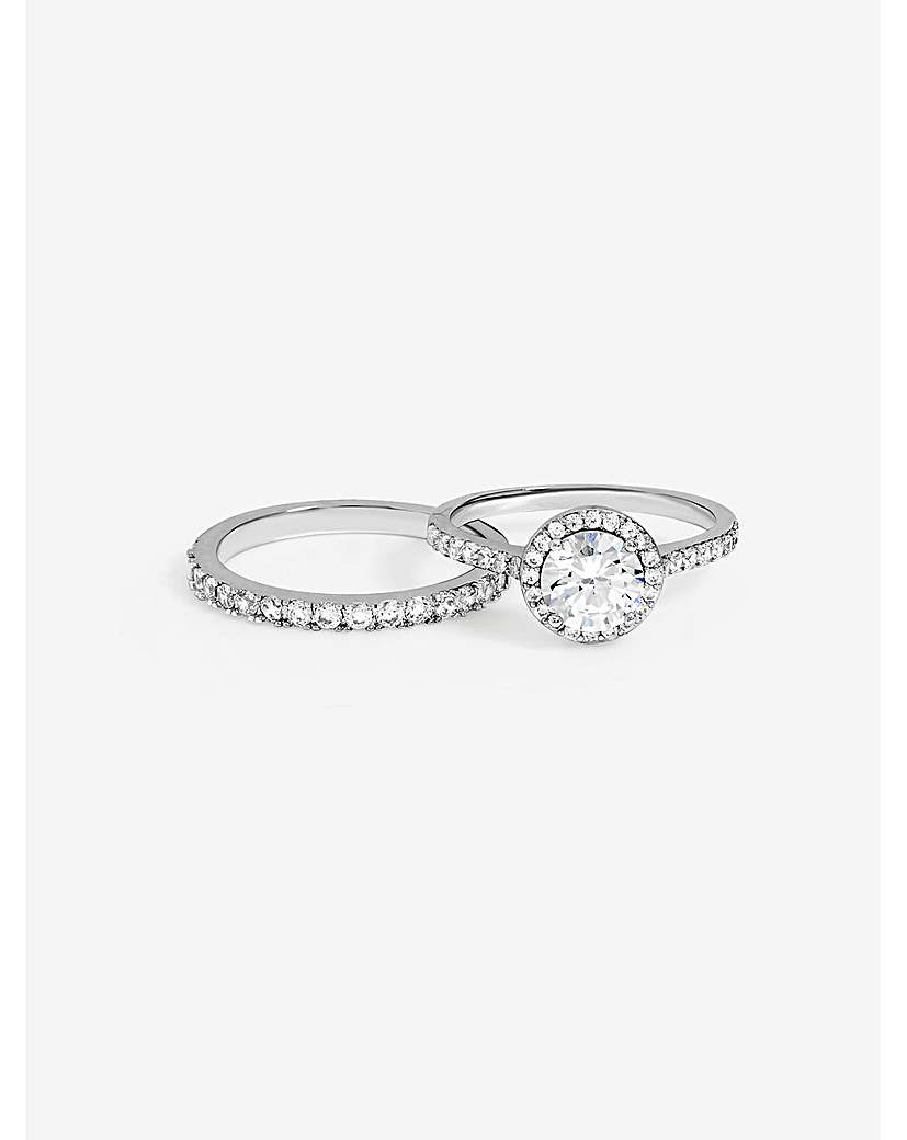 New In - Jon Richard Halo Engagement Rings