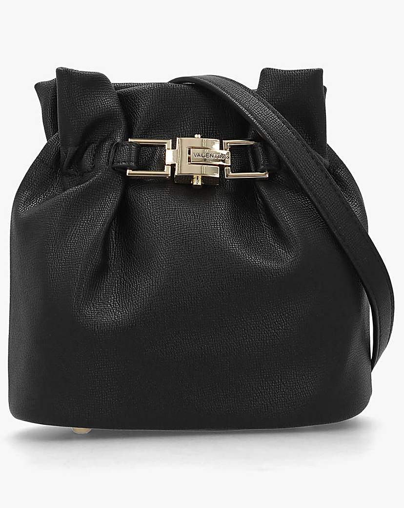 New In - Valentino Bags Fedora Black Bucket Bag