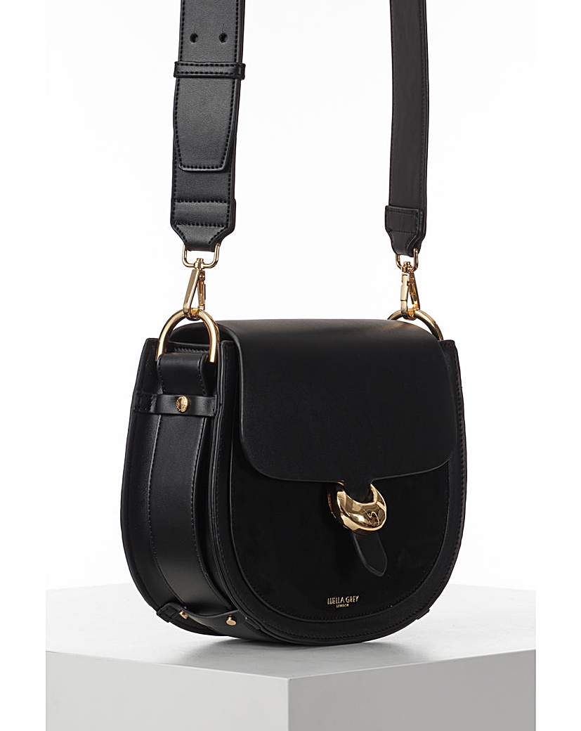 New In - Luella Grey Venetia Black Crossbody