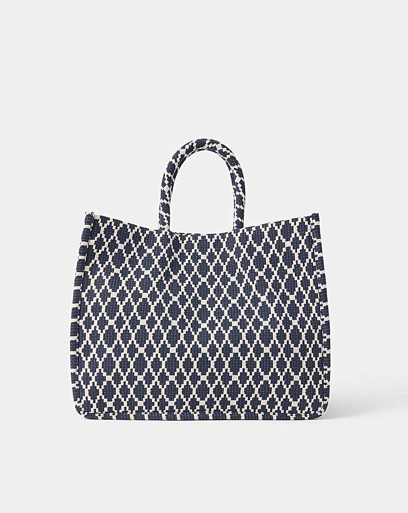 New In - Accessorize Geometric Print Handbag