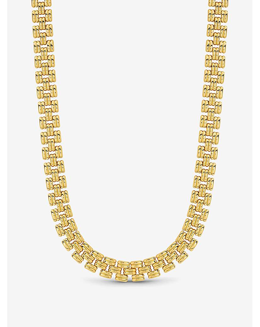 New In - 18K Gold Plated Gate Chain Necklace